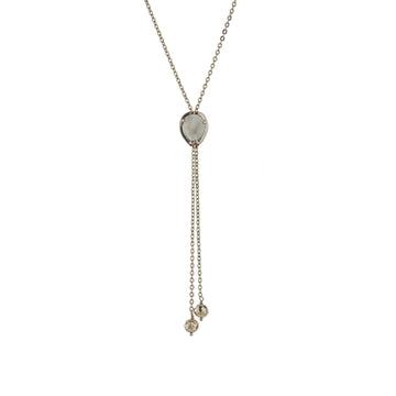 mother of pearl lariat necklace