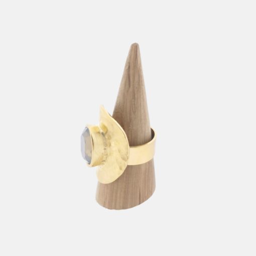 Dita Light Grey Opal Ring