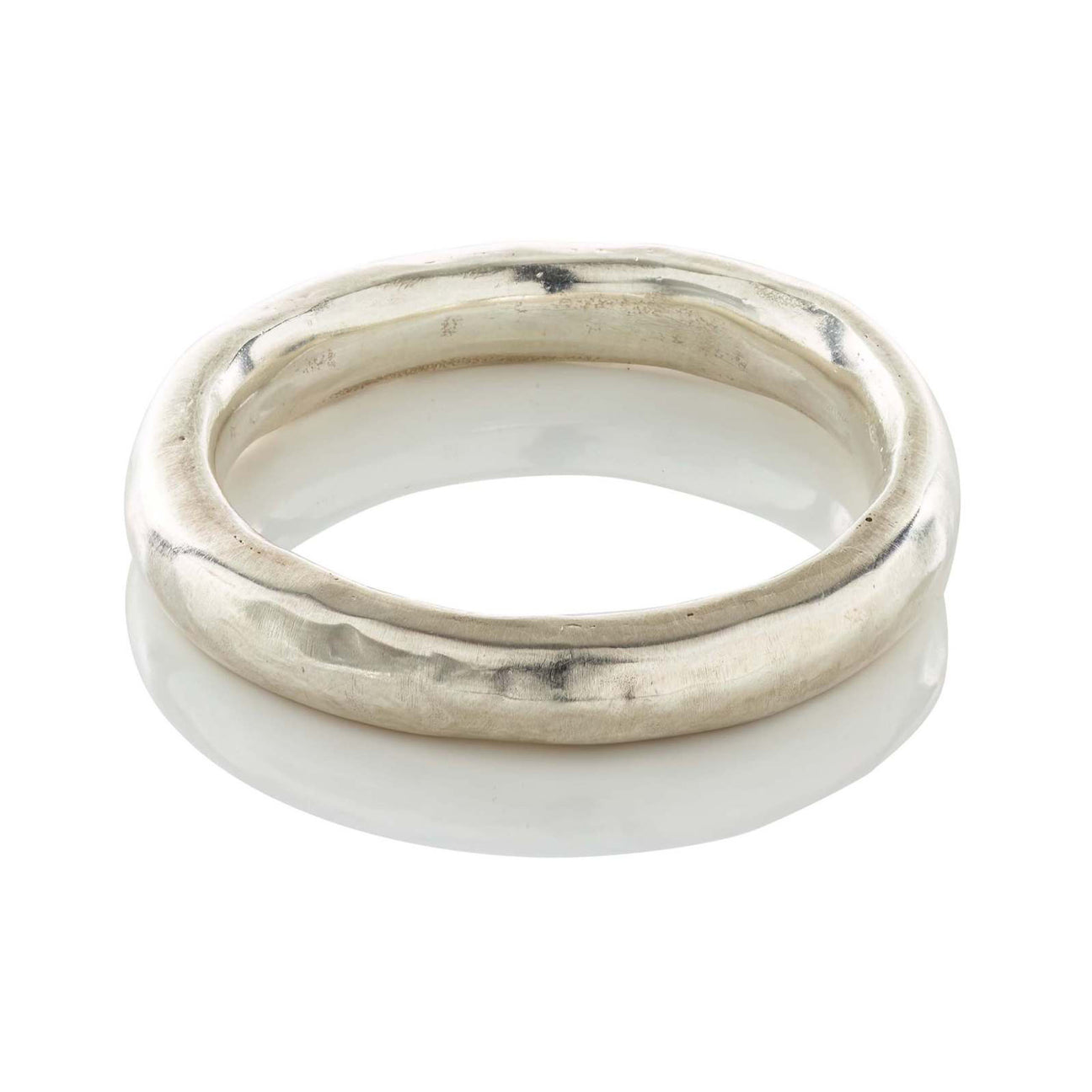 artisan silver bangle