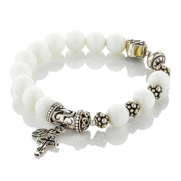 cadmanrock Bracelet Faith bracelet in White Agate