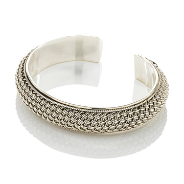 cadmanrock Bracelet Weave Bracelet in Solid Silver