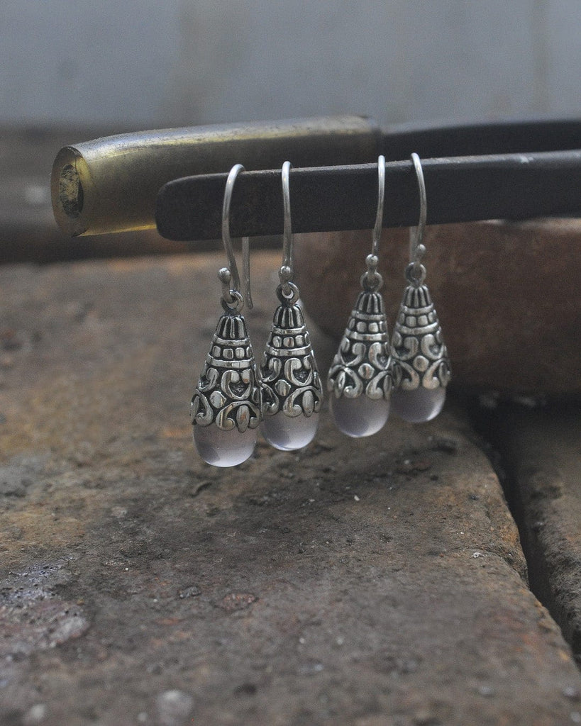 cadmanrock Earrings one size Beulah Earrings in Rose Quartz