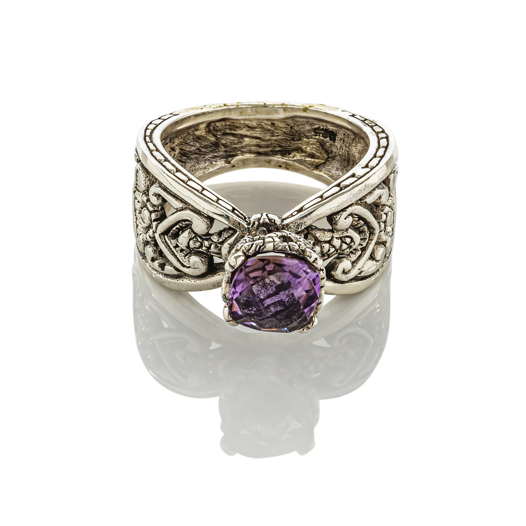 cadmanrock Ring Beulah Ring in Amethyst Gemstone