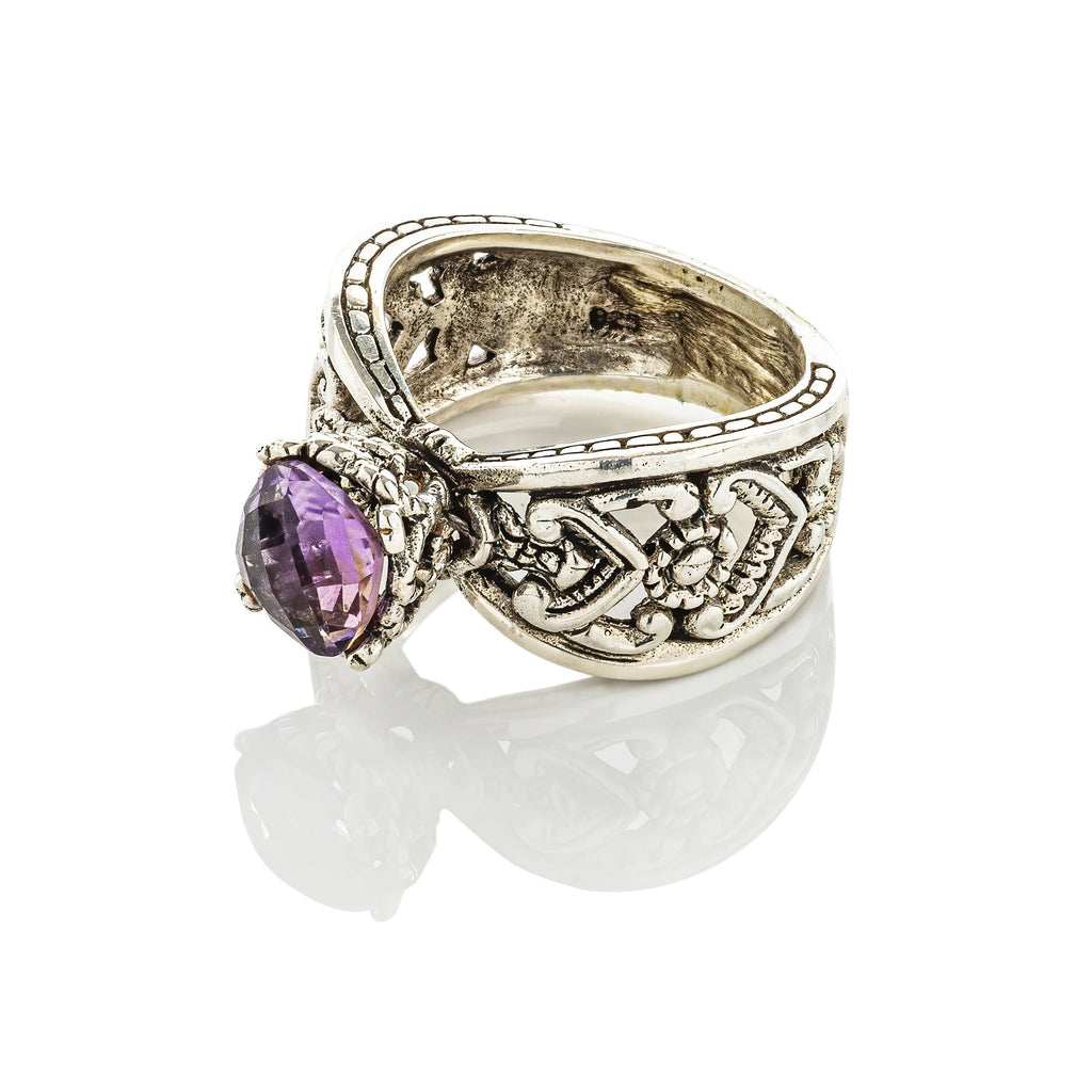 cadmanrock Ring Beulah Ring in Amethyst Gemstone