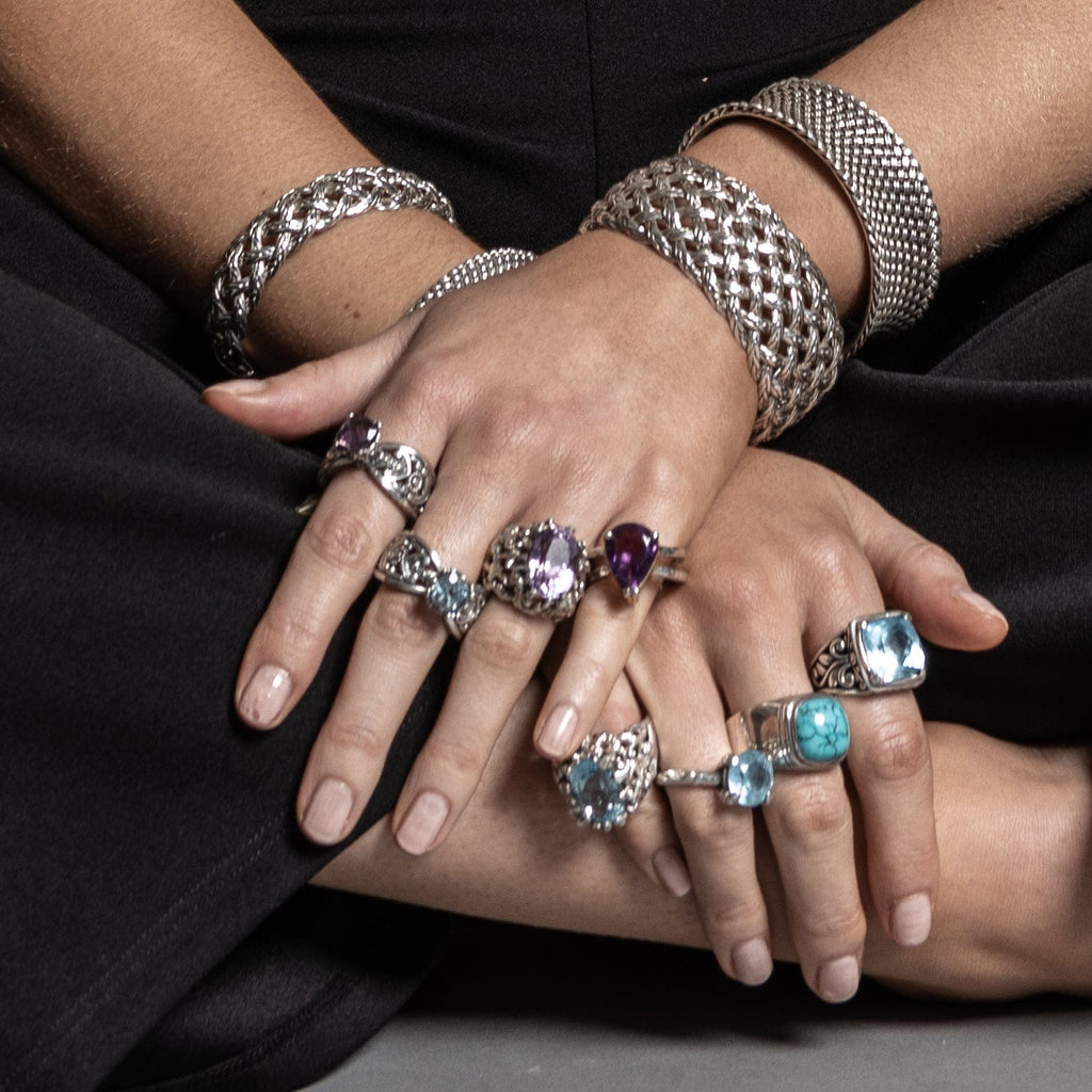 cadmanrock Ring Beulah Ring in Amethyst Gemstone