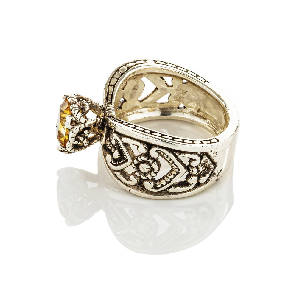 cadmanrock Ring Beulah Ring in Citrine Gemstone