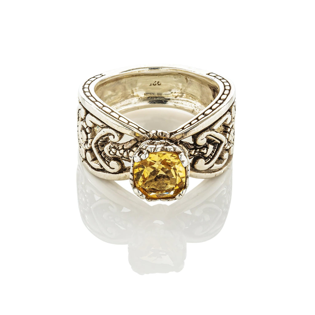 cadmanrock Ring Beulah Ring in Citrine Gemstone
