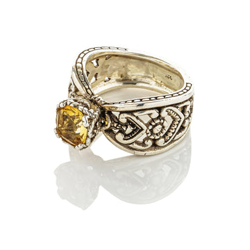 cadmanrock Ring Beulah Ring in Citrine Gemstone