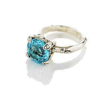 cadmanrock Ring Candy Ring in Blue Topaz