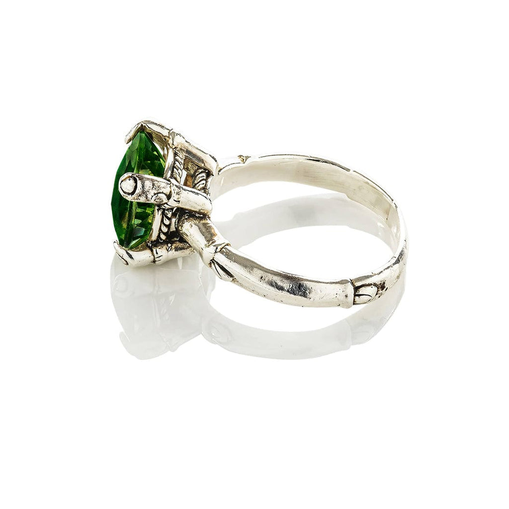 cadmanrock Ring Candy Ring in Green Quartz